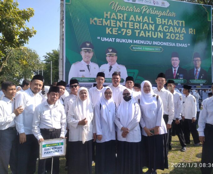 MTs NU 06 Sunan Abinawa Berpartisipasi Dalam Upacara Hari Amal Bakti Kemenag 2025