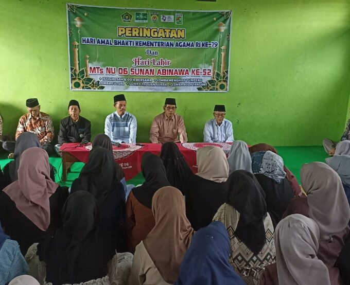 Istighosah dan Do’a Bersama Dalam Rangka Memperingati HUT MTs NU 06 Sunan Abinawa ke-52